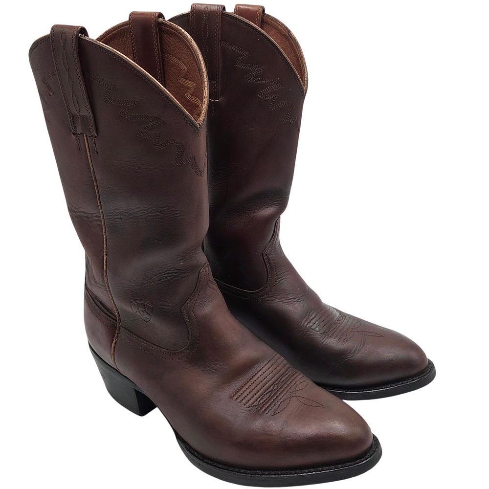 Ariat Sedona Brown Leather Western Cowboy Boots Mens 8EE Wide